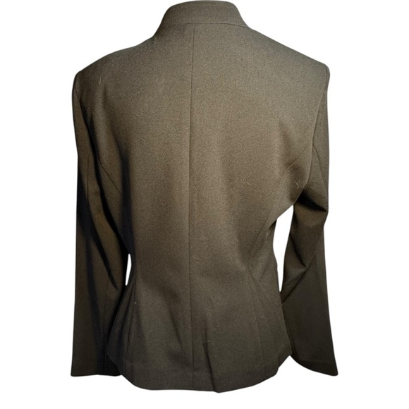 Calvin Klein Black Structured Blazer with Notched Lapels - Picture 6 of 9